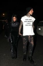 KOURTNEY KARDASHIAN and Travis Barker Leaves Landon Barker