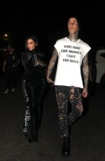 KOURTNEY KARDASHIAN and Travis Barker Leaves Landon Barker
