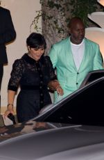 KRIS JENNER Leaves Tiffany & Co Event at Sunset Towers in West Hollywood 10/26/2022