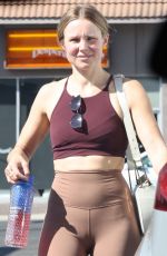 KRISTEN BELL Leaves a Workout Session at Metamorphosis Studio in Los Feliz 10/03/2022