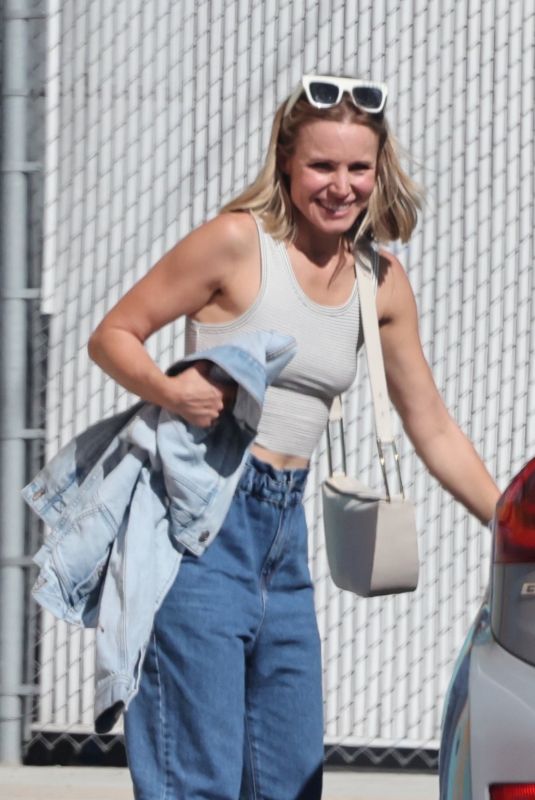 KRISTEN BELL Out and About in Los Angeles 09/30/2022