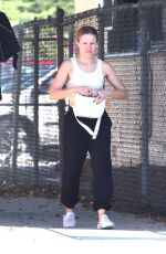 KRISTEN BELL Out and About in Los Angeles 10/04/2022