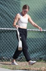 KRISTEN BELL Out and About in Los Angeles 10/04/2022