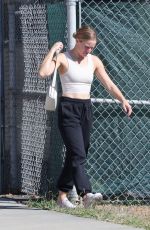KRISTEN BELL Out and About in Los Angeles 10/04/2022