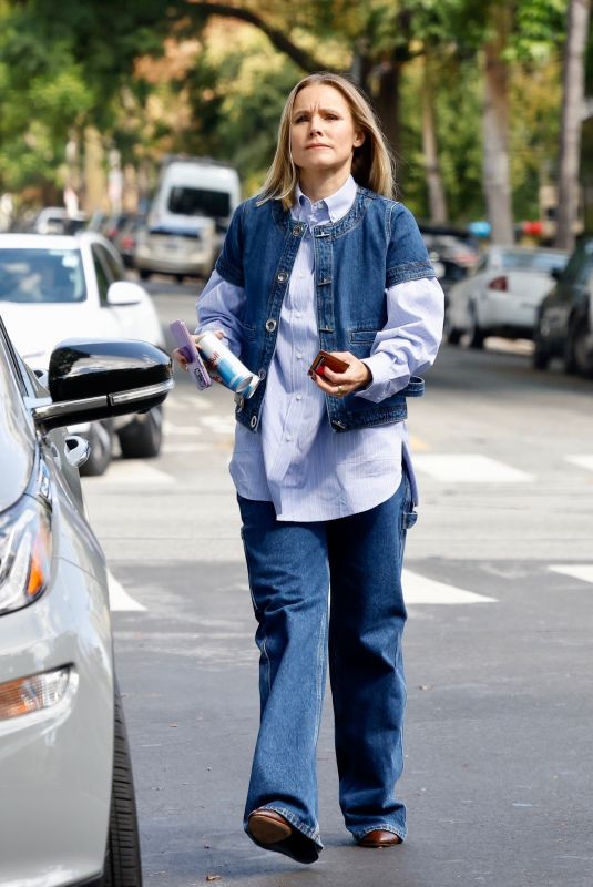 KRISTEN BELL Out and About in West Hollywood 10/12/2022