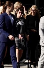 KRISTEN STEWART Leaves Chanel Fashion Show in Paris 10/04/2022