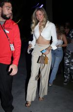 KRISTINA PRISC Arrives at Lakers vs Clippers Game at Crypto.com Arena in Los Angeles 10/20/2022
