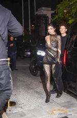 KYLIE JENNER Arrives at BoF 500 Party at Paris Fashion Week 10/01/2022