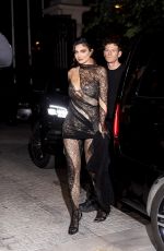 KYLIE JENNER Arrives at BoF 500 Party at Paris Fashion Week 10/01/2022
