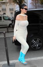 KYLIE JENNER Arrives to Balenciaga Fitting at Paris Fashion Week 10/01/2022