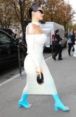 KYLIE JENNER Arrives to Balenciaga Fitting at Paris Fashion Week 10/01/2022