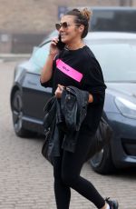 KYM MARSH Heading to Strictly Come Dancing Training in London 09/30/2022