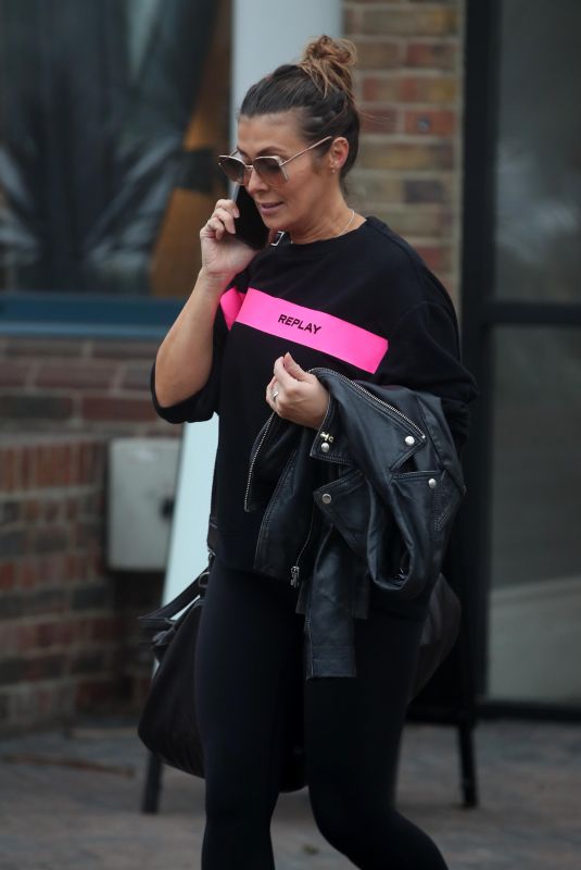 KYM MARSH Heading to Strictly Come Dancing Training in London 09/30/2022