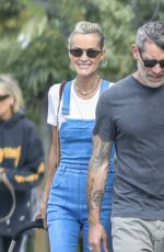 LAETICIA HALLYDAY and Jalil Lespert Out in Pacific Palisades 10/16/2022