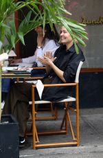 LARA BINGLE Out for Lunch with a Friend in New York 10/26/2022