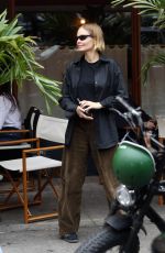 LARA BINGLE Out for Lunch with a Friend in New York 10/26/2022