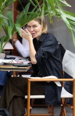 LARA BINGLE Out for Lunch with a Friend in New York 10/26/2022
