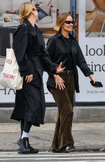 LARA BINGLE Out for Lunch with a Friend in New York 10/26/2022