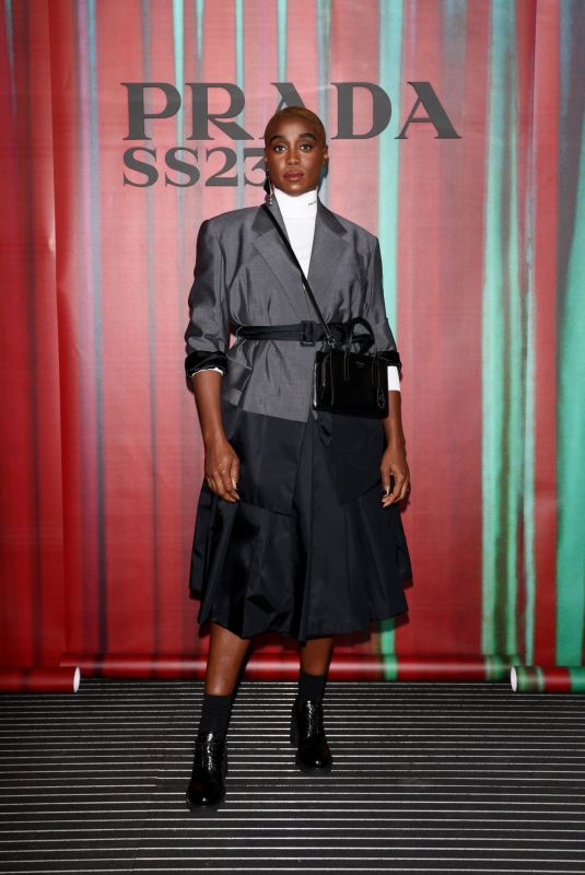 LASHANA LYNCH at Prada Show at Milan Fashion Week 09/22/2022