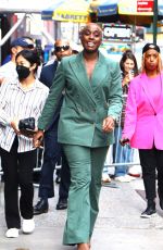 LASHANA LYNCH Leaves Good Morning America in New York 09/16/2022