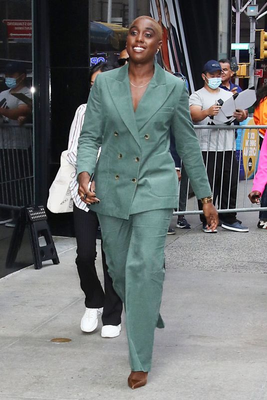 LASHANA LYNCH Leaves Good Morning America in New York 09/16/2022