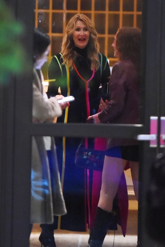 LAURA DERNA and JAYA HARPER Out for Dinner at Sant Ambroeus in New York 10/24/2022