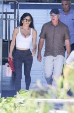 LAUREN SANCHEZ and Jeff Bezos at LAX Airport in Los Angeles 10/04/2022