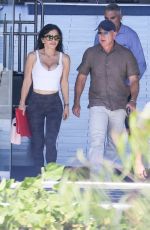 LAUREN SANCHEZ and Jeff Bezos at LAX Airport in Los Angeles 10/04/2022