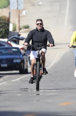 LAUREN SILVERMAN and Simon Cowell at a Bike Ride in Malibu 10/25/2022