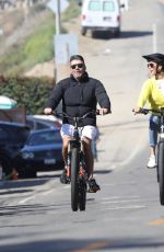 LAUREN SILVERMAN and Simon Cowell at a Bike Ride in Malibu 10/25/2022