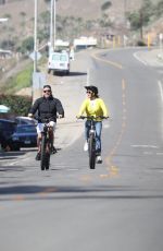 LAUREN SILVERMAN and Simon Cowell at a Bike Ride in Malibu 10/25/2022
