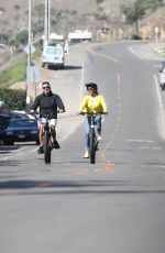 LAUREN SILVERMAN and Simon Cowell at a Bike Ride in Malibu 10/25/2022