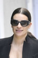 LEA MICHELE Heading to Funny Girl on Broadway in New York 10/08/2022