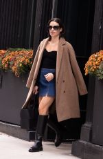 LEA MICHELE Heading to Sunday Matinee of Funny Girl in New York 10/16/2022
