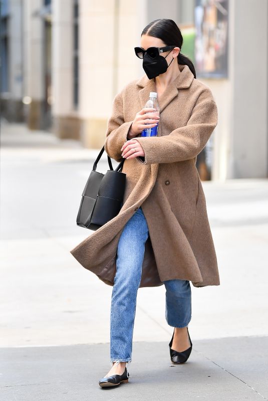 LEA MICHELE Out and About in New York 10/15/2022