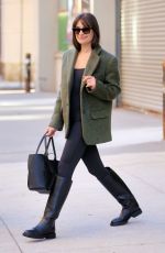 LEA MICHELE Out and About in New York 10/29/2022