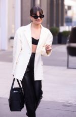 LEA MICHELE Out and About in New York 10/30/2022