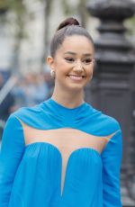 LENA MAHFOUF Arrives at Stella McCartney Show at Paris Fashion Week 10/03/2022