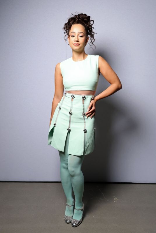 LENA MAHFOUF at Giambattista Valli Show at Paris Fashion Week 09/30/2022