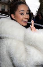 LENA MAHFOUF Leaves Lanvin Spring Show at Paris Fashion Week 10/03/2022