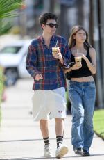 LENI KLUM and Aris Rachevsky Out for Coffee in West Hollywood 10/19/2022