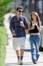 LENI KLUM and Aris Rachevsky Out for Coffee in West Hollywood 10/19/2022