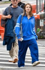 LENI KLUM Out and About in New York 10/26/2022