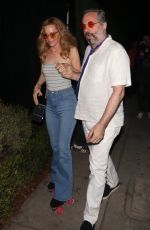 LESLIE MANN and Judd Apatow Arrives at Casamigos Halloween Party in Beverly Hills 10/28/2022