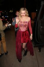 LILI REINHART Leaves Halloween Party in Los Angeles 10/29/2022