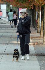 LILI REINHART Out with Her Dog Milo in Vancouver 10/16/2022