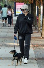 LILI REINHART Out with Her Dog Milo in Vancouver 10/16/2022