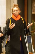 LILY COLE Out and About in London 10/41/2022