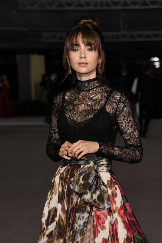 LILY COLLINS at 2nd Annual Academy Museum Gala Afterparty in West Hollywood 10/15/2022