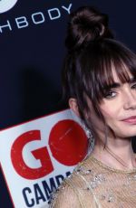 LILY COLLINS at Go Campaign 15th Annual Go Gala in Los Angeles 10/08/2022